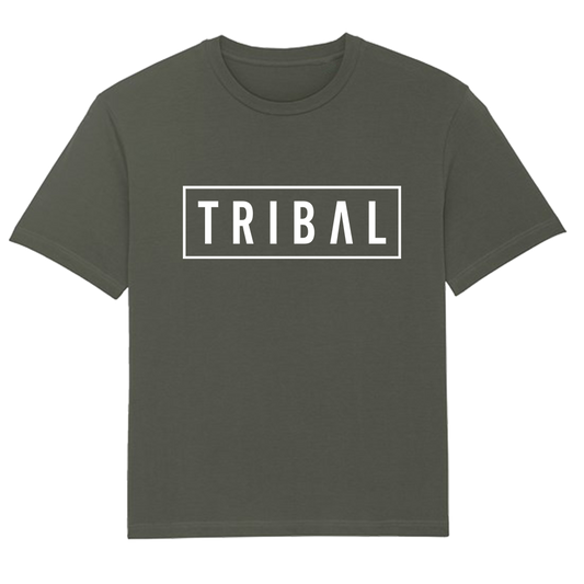 TRIBAL L/S Logo Relaxed Tee