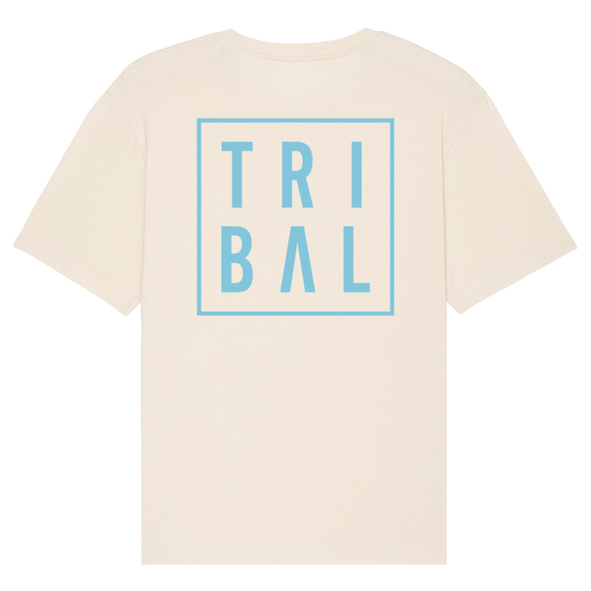 TRIBAL Stacked Logo Relaxed Tee