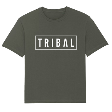 TRIBAL L/S Logo Relaxed Tee